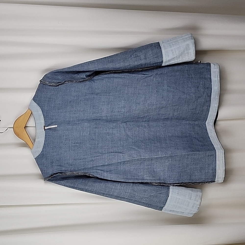 Free People Dreaming of Denim Tunic Hendrix Blue Size M - Picture 6 of 15